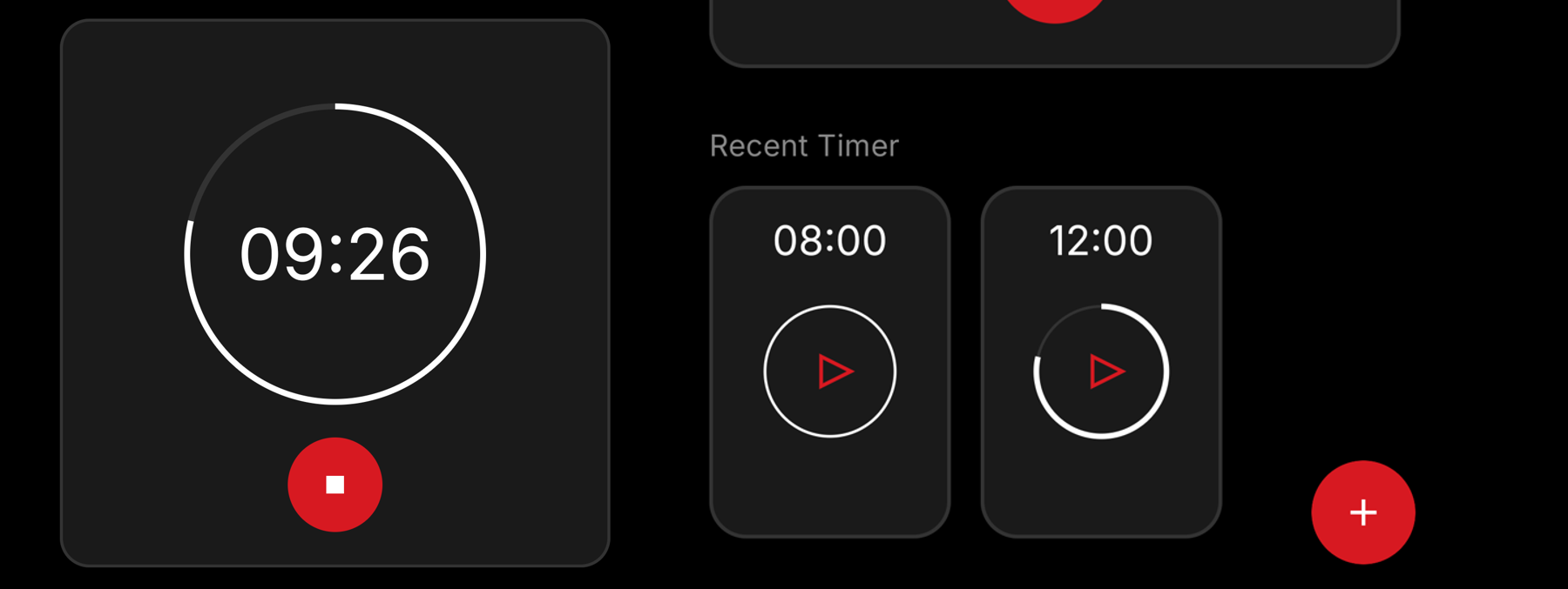 N Clock running timer